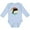 AE-Light Blue, variant on Inktastic Dolphin Cute Beach and Vacation Boys or Girls Long Sleeve Baby Bodysuit