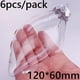 thumbnail image 3 of 6 Pieces x DIY Shatterproof Transparent Home Christmas Decoration Bauble Ornament 80mm Plastic Window Opening Ball, 3 of 5