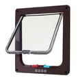 thumbnail image 6 of SENNAUX 4 Way Locking Pet Cat Dog Magnetic Lock Flap Door Gate Frame S, 6 of 6