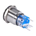 thumbnail image 1 of Anauto Push Button Power Switch 19mm 12V LED Waterproof Stainless Self-locking Latching, 1 of 3