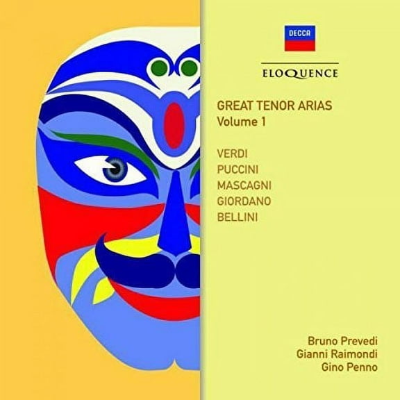 Prevedi,Bruno / Raimondi,Gianni / Penno,Gino - Great Tenor Arias 1 - Music & Performance - CD