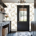 thumbnail image 3 of Vintage Peel and Stick Wallpaper 17.7in x 9.8ft Elegant Floral White Gold Flowers Light Contact Paper Vinyl Self-Adhesive Removable Wall Paper for Bedroom Kitchen Cabinet Décor Renter Friendly, 3 of 8