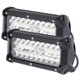 thumbnail image 4 of Muyoka Barra de luz de trabajo LED de 7 pulgadas, barra de luz de conducción impermeable todoterreno, barra de luz LED de haz combinado de inundación puntual de 120 W para camiones, barcos, motociclet Muyoka Hogar, 4 of 6