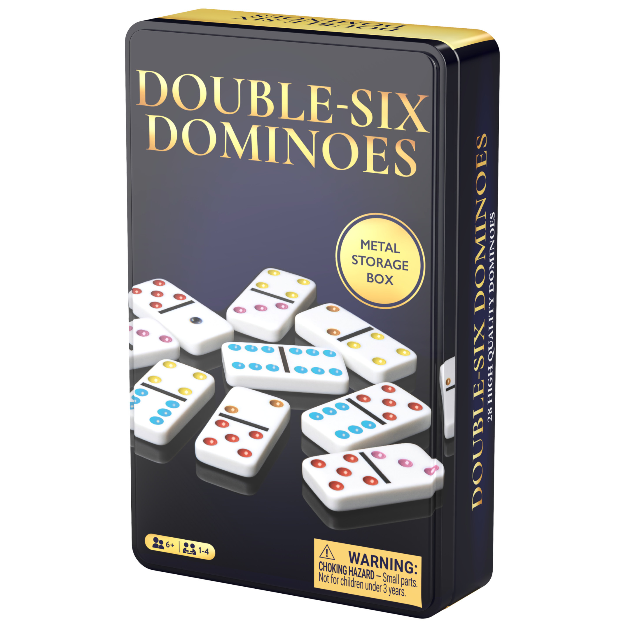 Spin Master Games Classic Double 6 Dominoes Set With Storage photo 7