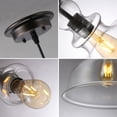 thumbnail image 6 of Chloe Lighting Tilian 1-Light Glass Metal Ceiling Pendant in Oil Rubbed Bronze, 6 of 9