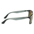 thumbnail image 3 of Ray-Ban Men's Chromance RB4264-8766O-58 Black Rectangle Sunglasses, 3 of 3