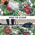 thumbnail image 5 of Tropical Plants Outdoor Rug for Patio/Deck/Porch, Non-Slip Large Area Rug 5 x 7 Ft, Summer Watercolor Parrots Green Leaves Indoor Outdoor Rugs Washable Area Rugs, Reversible Camping Rug Carpet Runner, 5 of 8