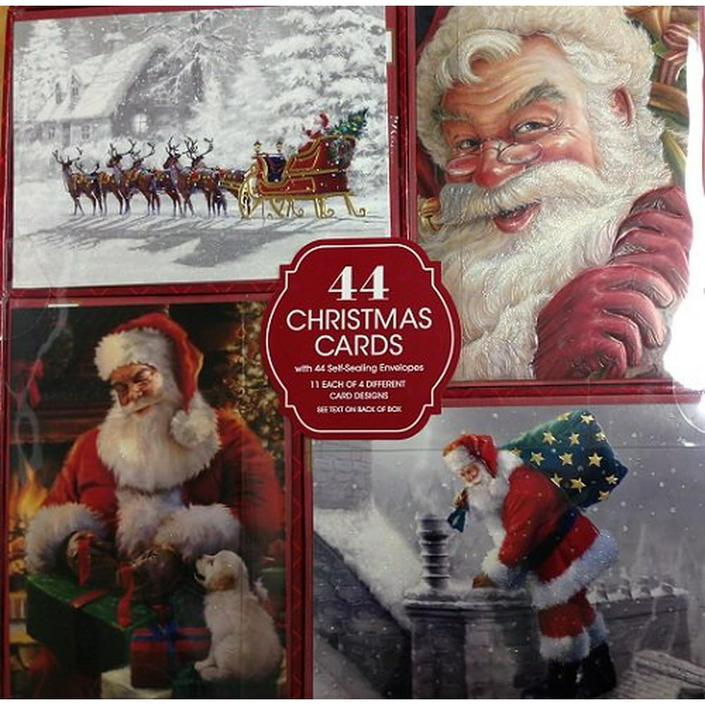 Paper Magic Christmas Cards 44 ct 864072 SANTA