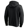 thumbnail image 3 of Men's Black San Francisco 49ers Logo Team Lockup Fitted Pullover Hoodie, 3 of 3