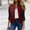Red, variant on AXXD Outwear&Jackets Couples Crew Neck Round Neck Camel Coat Women Blazer Dress For Women Fleece Plus Size Jacket For Clearence
