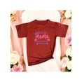 thumbnail image 1 of Playera Blusa Mujer De Feliz Día Mamá Eres Mi Mayor Bendición Regalo Día de las Madres Moda Casual Color Shedron Talla Chica Marca Emil SaEs, 1 of 4