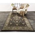 thumbnail image 3 of 8' X 11' Blue Gray And Taupe Wool Floral Tufted Handmade Stain Resistant Area Rug, 3 of 5