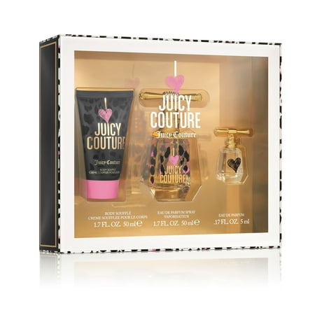 ($98 Value) Juicy Couture I Love Juicy Perfume Gift Set for Women, 3