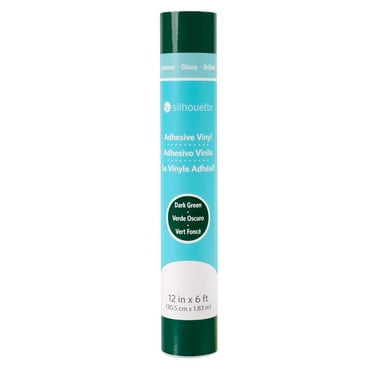 Silhouette Glossy Permanent Vinyl - 12" - Dark Green