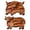 A+B, variant on Highland Cow Wooden Charcuterie Board, Rustic Farmhouse Serving Board Made from Natural Solid Wood with Compartments, Unique Shaped Appetizer Platter for Cheese, Meat, Fruit & Snacks