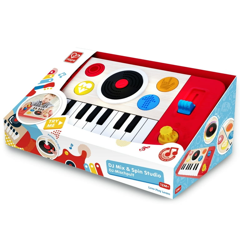 Hape DJ Mix and Spin Studio: Toddler Music Instrument
