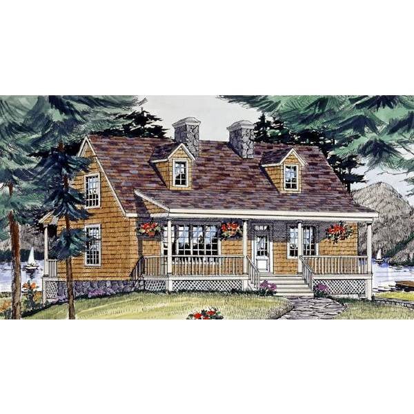 The House Designers: THD-2804 Builder-Ready Blueprints to Build a Country House Plan with Crawl Space Foundation (5 Printed Sets)
