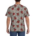 thumbnail image 2 of Rocae Leopard Print Rose for Men's Moisture-Wicking Crew Tee - T-Shirt for Sports, Outdoor Activities, and Casual Wear3X-Large, 2 of 9