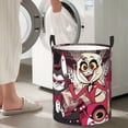 thumbnail image 2 of Hazbin Hotel Large Laundry Hamper Collapsible Laundry Basket With Handles, Tall Storage Basket For Blanket, Toys, Dirty Clothes In Living Room, Bedroom, Bathroom, Nursery, 2 of 7