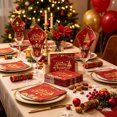 thumbnail image 2 of SLYNSHome 20Pcs Christmas Disposable Paper Napkins Tableware,Christmas Theme Napkins For Holiday Party Supplies And Dinner Gathering, 2 of 6