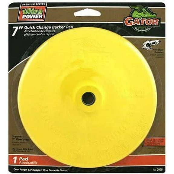 Quick Change Angle Grinder Backing Pad