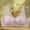 Pink(New), variant on Women's Sheer Lace Underwear Full-Cup Supportive Design Wire-Free Seamless Push-Up Bra with Anti-Sagging Support