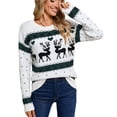 thumbnail image 3 of Sweaters for Women Trendy Ugly Christmas Sweater Crewneck Long Sleeve Knitted Pullover Sweaters Shermie, 3 of 6