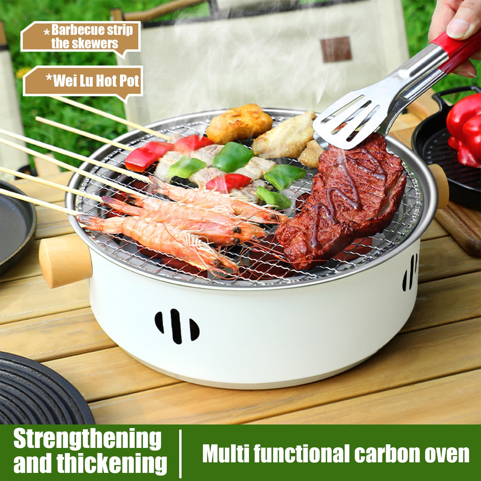 VBODN Grill Utensils Set Cuisinart, Grill Brush for Outdoor, Premium Stainless Steel Tool, Outdoor Barbecue Utensils Gift for Dad Husband Men Boyfriend