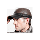 thumbnail image 5 of Sombreros de moda gorras con visera para hombres gorras planas cálidas gorras de lana，B, 5 of 5