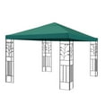 thumbnail image 4 of Toit de Gazebo de Rechange pour Terrasse Extérieure, Housse de Parasol Imperméable, Toit de Gazebo en Polyester, Auvent Pare-Soleil, Vert Foncé, 4 of 6
