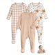 thumbnail image 1 of Pijamas para bebé Unnivoll 100% algodón - Pack de 3, 1 of 6