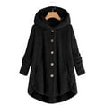 thumbnail image 5 of FDDMis Sherpa Jacket Girls Winter Coat 5t Toddler Sherpa Boys Hoodies Size 14-16 Girls Size 7 Clothes 18-24 Month Boy Clothes Winter Teen Clothes, Black 11-12 Years, 5 of 8