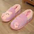 thumbnail image 5 of Chenyee Cute Slippers Fleece Lined Bedroom Slippers Indoor Non Slip Warm Winter Hose Shoes for Women and Men‌, 5 of 7