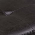 thumbnail image 3 of Atlin Designs Banc Ottoman Capitonné en Similicuir Noir, 3 of 6