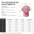 thumbnail image 5 of Pofeuu Glittering Pink Bathtub Print Mens Casual Short Sleeve Shirts Beach Summer Spread Collar Pocket Tops Men's Casual Short-sleeved Shirt-Small, 5 of 5