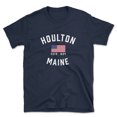 thumbnail image 1 of Houlton Maine Patriot Men's Cotton T-Shirt, 1 of 1