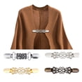 thumbnail image 2 of 4 Uds Chal Cárdigan Suéter Pato Boca Clips Cuello Cierres Sunnimix Clips de cuello para mujer, 2 of 8