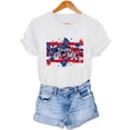 thumbnail image 7 of successthop Independence Day Clothes for Women Happy 4th of July Crewneck Shirt Casual T Shirts Short Sleeve Tops White, 7 of 7