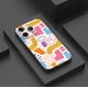 thumbnail image 3 of Elegante y divertido: sea creativo con esta funda plateada mate de doble capa para iPhone 15 Pro Max 14 13 12 Pro 11, 3 of 4