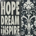 thumbnail image 3 of Marrott, Stephanie 20x20 Black Modern Framed Museum Art Print Titled - Hope Dream Inspire, 3 of 5