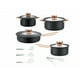 thumbnail image 1 of Batería De Cocina Conjunto De 12 Cazuelas Xtellar negro Con Revestimiento Antiadherente, 1 of 4