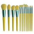 thumbnail image 1 of Makeup Brush Set, Wooden Handle Cosmetic Brush Kit  For Beauty Solon, 1 of 8