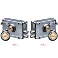 thumbnail image 2 of Exterior Iron Door Locks Security Anti-theft Lock Multiple Insurance Lock Wood Gate Lock Hardware Workhe, 2 of 9