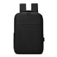 thumbnail image 2 of Slim Laptop Backpack, 15.6 Inch Capacity, Water-Resistant Material, USB Charging Port, Adjustable Shoulder Straps, For Business Travel, Commuting Students, Men Women, Travel Gear, Daily Use $BS$3, 2 of 8