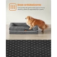 thumbnail image 3 of Cama Ortopédica para Perros Feandrea Gris Oscuro con Funda Extraíble y Lavable, 3 of 9