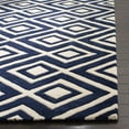 thumbnail image 3 of SAFAVIEH Chatham Eric Geometric Wool Area Rug, Dark Blue/Ivory, 2' x 3', 3 of 8