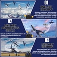 thumbnail image 3 of Avión RC LEAMBE F4U Corsair de 4 canales listo para volar para niños, 3 of 6