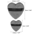 thumbnail image 2 of 4 piezas de polvos sueltos Puff Face Soft Heart Shape Puff Blender Herramienta de maquillaje de belleza Short Plush Red and Gray Unique Bargains polvos-para-la-cara, 2 of 6