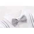 thumbnail image 6 of Baby Boy Outfits Baby Gentleman Romper Jumpsuit Cotton Long Sleeve Clothing Set 0 Months-3 Months, 6 of 6