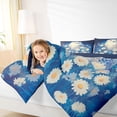 thumbnail image 4 of Feelyou Mystic Jungle Owl Full Size Comforter Sets for Kids, Vibrant Groovy Flower Bedding Comforter Set, Rustic Animal Reversible Bedding Sets, Breathable Home Decor, 3pcs, 4 of 8
